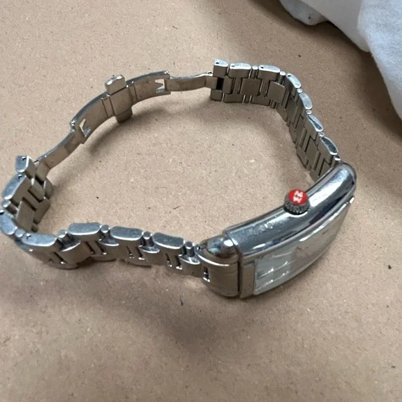 Michele Mini Urban Stainless Steel 22mm Womens Watch - Picture 3 of 4